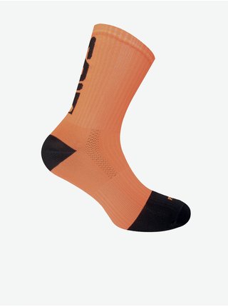 Sada dvou párů běžeckých ponožek v oranžové a černé barvě FILA