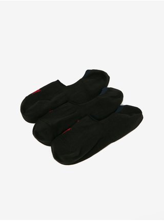 Sada tří párů pánských ponožek v černé barvě Ralph Lauren