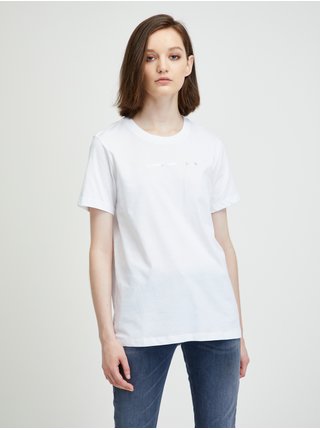 Bílé dámské tričko Diesel Sily