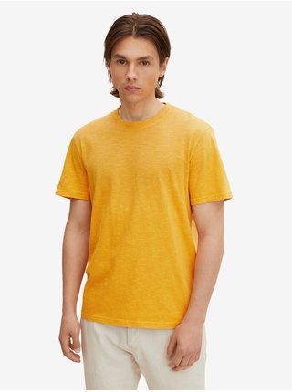 Oranžové pánske melírované tričko Tom Tailor