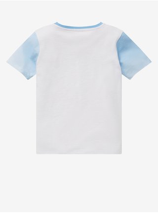 Bielo-modré chlapčenské tričko Tom Tailor