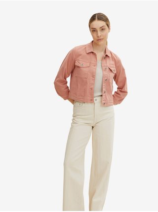 Starorůžová dámská džínová bunda Tom Tailor
