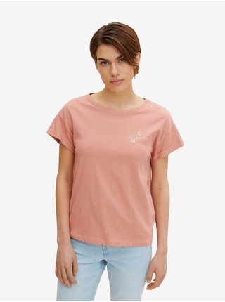 Růžové dámské tričko Tom Tailor