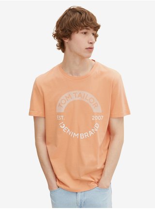 Meruňkové pánské tričko Tom Tailor Denim