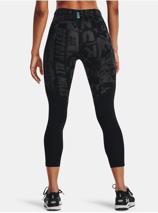 Čierne dámske legíny Under Armour UA Destroy All Miles Ankle Tight