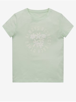 Svetlozelené dievčenské tričko Tom Tailor