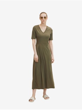 Letné a plážové šaty pre ženy Tom Tailor - kaki
