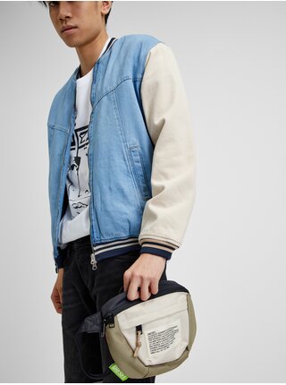 Oranžovo-béžová crossbody taška Diesel Loki