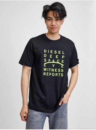 Černé pánské tričko Diesel Just