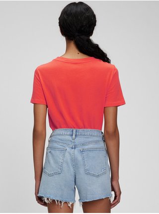 Oranžové tričko vintage z organickej bavlny GAP