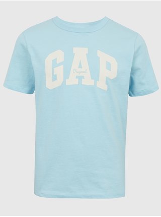 Modré chlapčenské tričko organic s logom GAP
