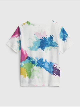 Farebné chlapčenské tričko batikované GAP