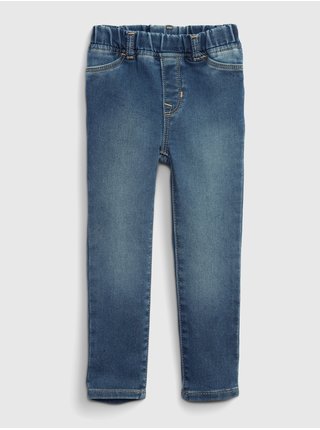 Tmavě modré holčičí džíny s pružným pasem GAP