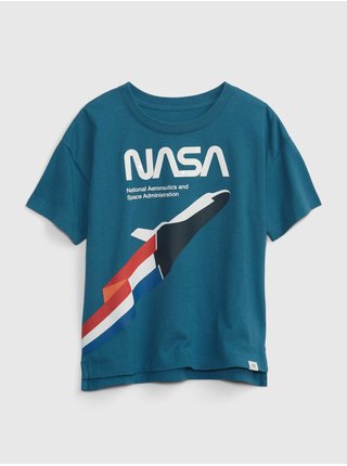 Modré klučičí tričko NASA GAP