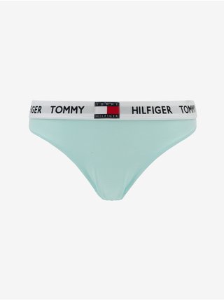 Nohavičky pre ženy Tommy Hilfiger - svetlomodrá