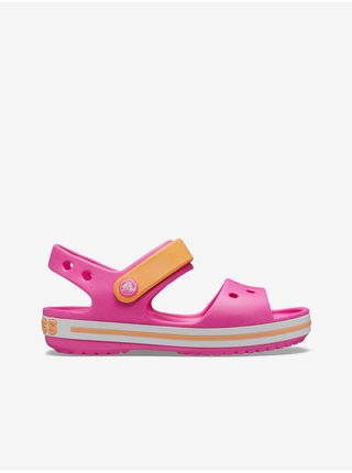 Ružové dievčenské sandále Crocs