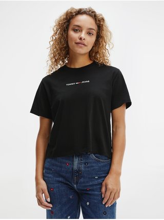 Černé dámské tričko Tommy Jeans