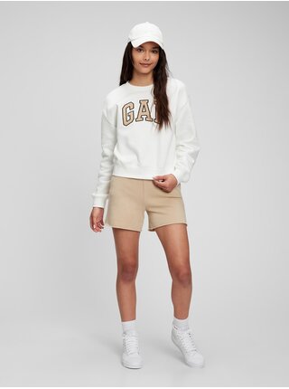 Bílá holčičí mikina Teen s logem GAP GAP