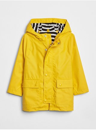 Žlutá klučičí plášťenka s kapucí GAP