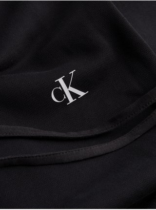 Mikinové a svetrové šaty pre ženy Calvin Klein - čierna