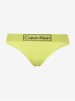 Nohavičky pre ženy Calvin Klein - neónová zelená