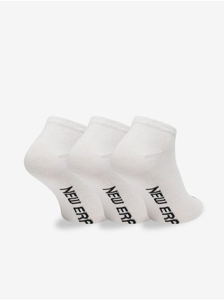 Sada tří párů ponožek v bílé barvě New Era