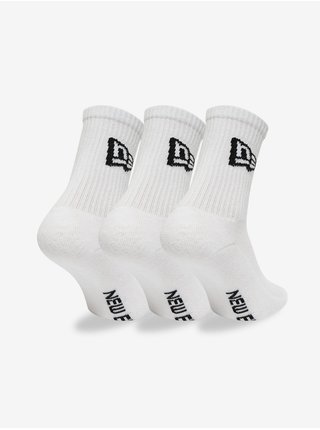 Sada tří párů ponožek v bílé barvě New Era