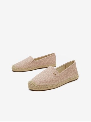 Světle růžové dámské vzorované espadrilky Michael Kors Kendrick