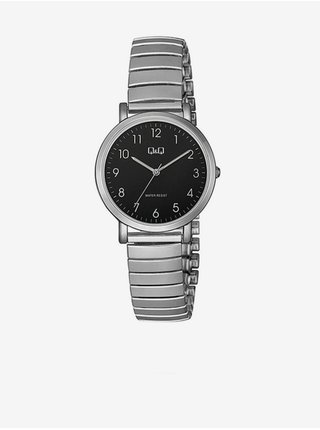 Dámské hodinky ve stříbrné barvě Q&Q 