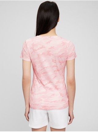 Růžové dámské tričko s logem GAP