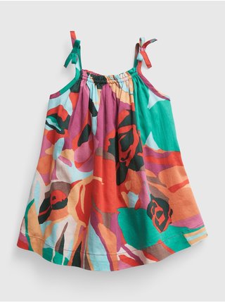 Farebné dievčenské bavlnené šaty GAP