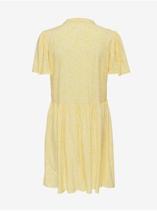 Letné a plážové šaty pre ženy JDY - žltá, biela