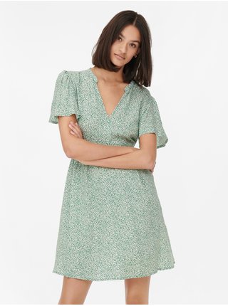 Letné a plážové šaty pre ženy JDY - zelená, biela