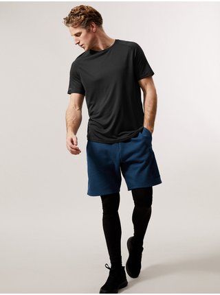 Rychleschnoucí sportovní tričko úzkého střihu Marks & Spencer černá