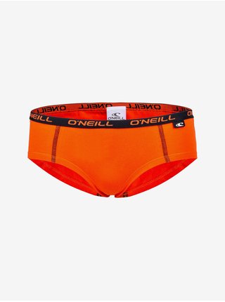 Sada dvoch dámskych nohavičiek v oranžovej a čiernej farbe O'Neill WOMEN BIKINI UNI 2PK