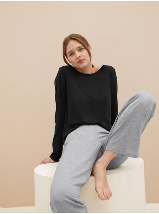 2 ks pyžamových nohavíc z bavlny a modalu s technológiou Cool Comfort™ Marks & Spencer šedá