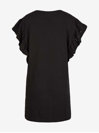 Černé dámské šaty O'Neill LW FLUTTER DRESS
