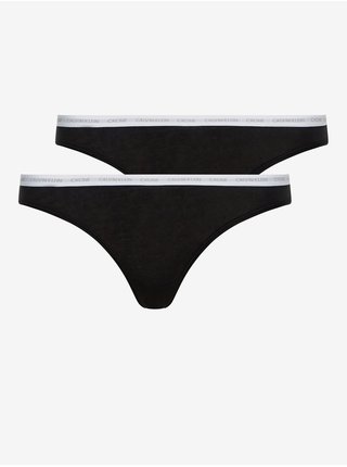 Sada dvou kalhotek v černé barvě Calvin Klein Underwear