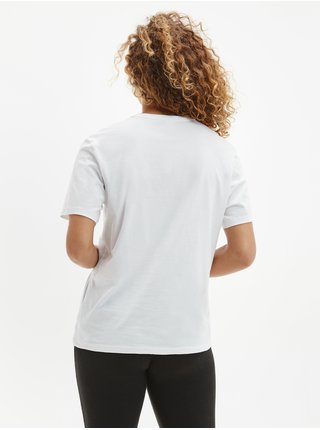 Calvin Klein biele dámske tričko S/S Crew Neck