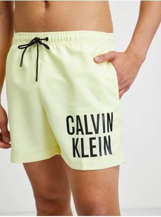 Světle žluté pánské plavky Calvin Klein Underwear