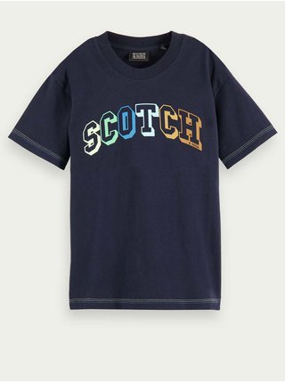 Tmavě modré klučičí tričko Scotch & Soda
