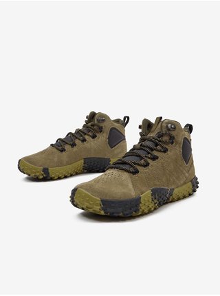 Khaki pánské semišové kotníkové outdoorové boty Merrell 