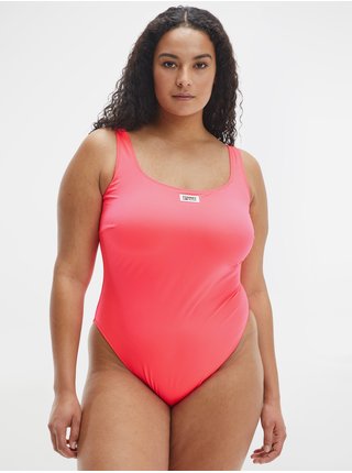 Růžové dámské jednodílné plavky Tommy Hilfiger Underwear