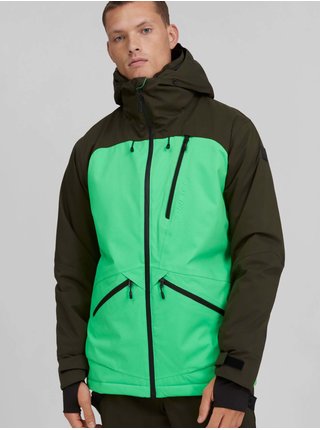 Zelená pánská lyžařská/snowboardová bunda O'Neill TOTAL DISORDER JACKET