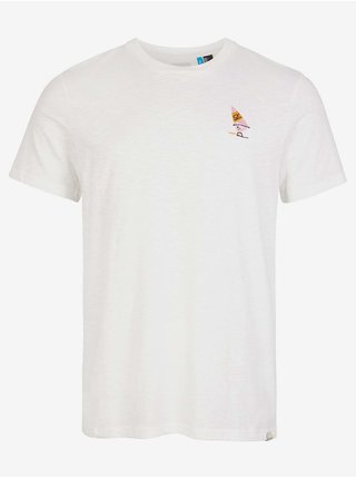 Bílé pánské tričko s potiskem na zádech  O'Neill LM ENJOY T-SHIRT