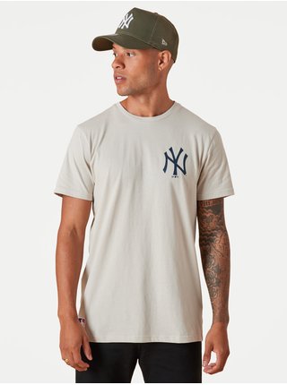 Krémové pánské tričko New Era