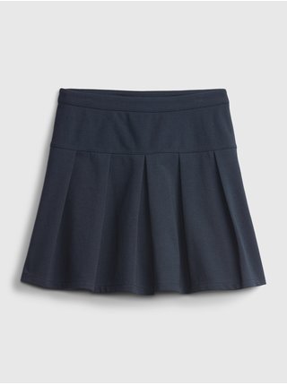 Tmavomodrá dievčenská sukňa unifroma GAP