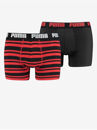 Boxerky pre mužov Puma - čierna, červená