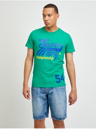 Zelené pánské tričko Superdry Collegiate Graphic Tee 