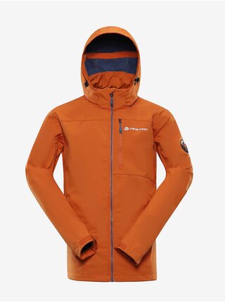 Oranžová pánská softshellová bunda Alpine Pro NOOTK 8 